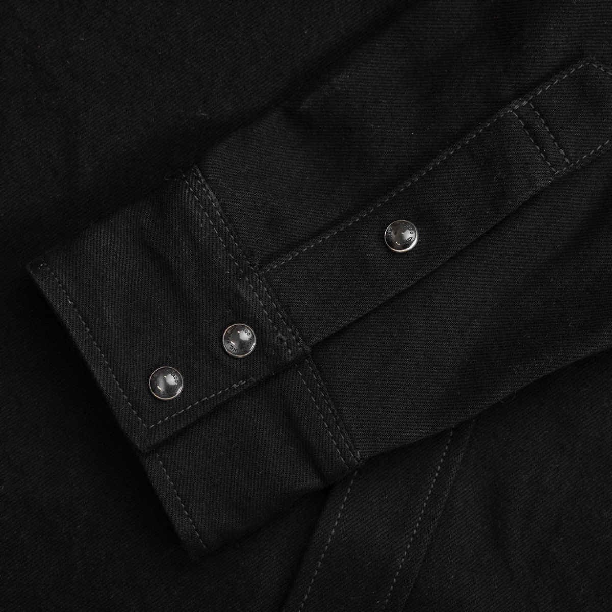 The Bologna Men’s Black Denim Streetwear Shirt