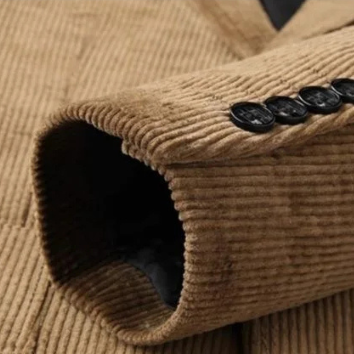 The Livorno Men’s Vintage Casual Slim Fit Corduroy Blazer Jacket