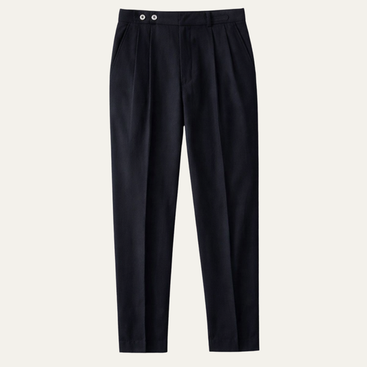 The Riccione Men’s Slim Fit  High Waist Pleated Dress Pants