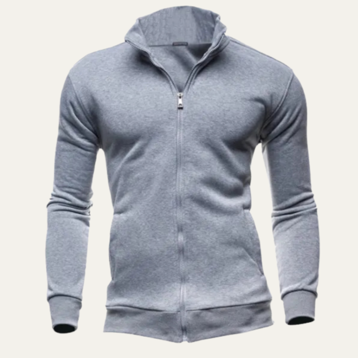 The Rivington Men’s Lightweight Casual Stand Collar Zip Up Jacket