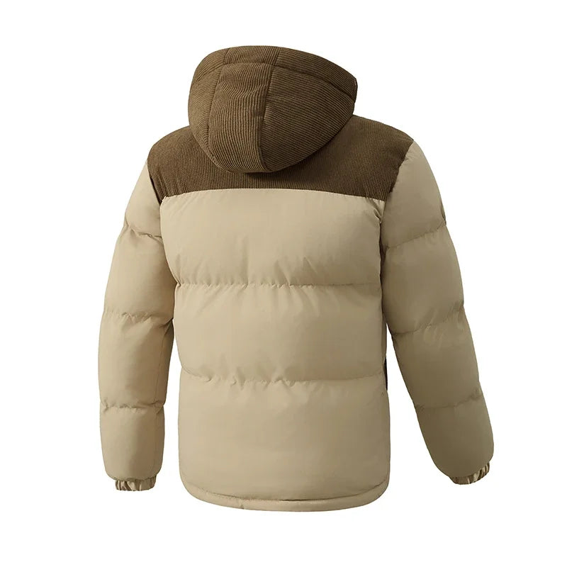 The Encinitas Men’s Contrast Panel Puffer Jacket