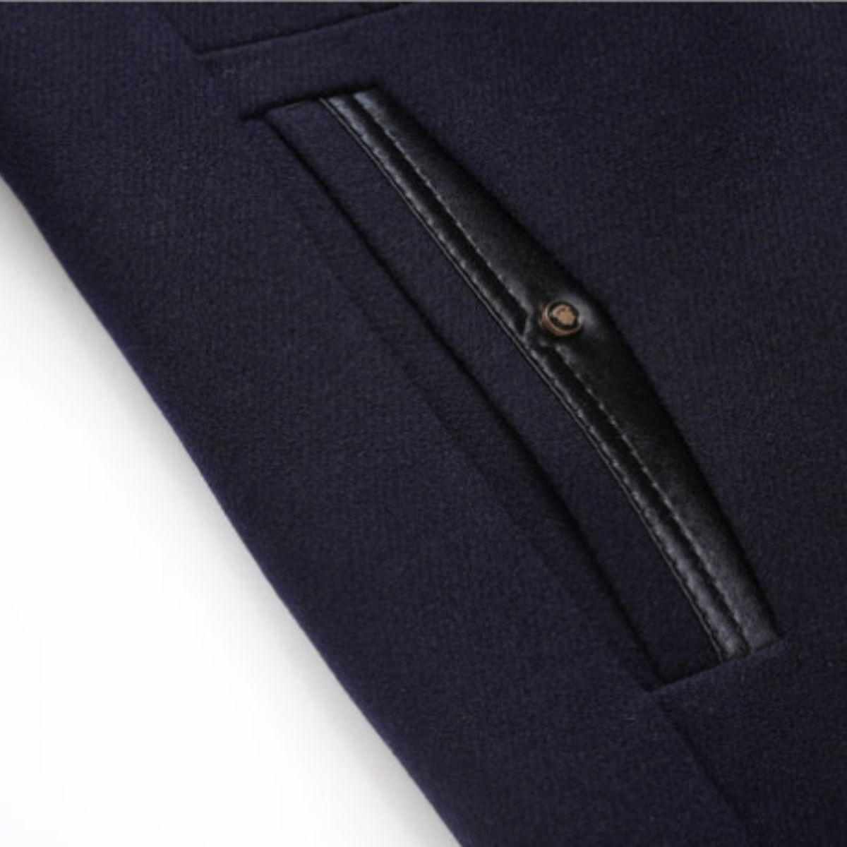 The Brookstone Men’s Elegant Classic Wool Winter Coat with Quilted Lining