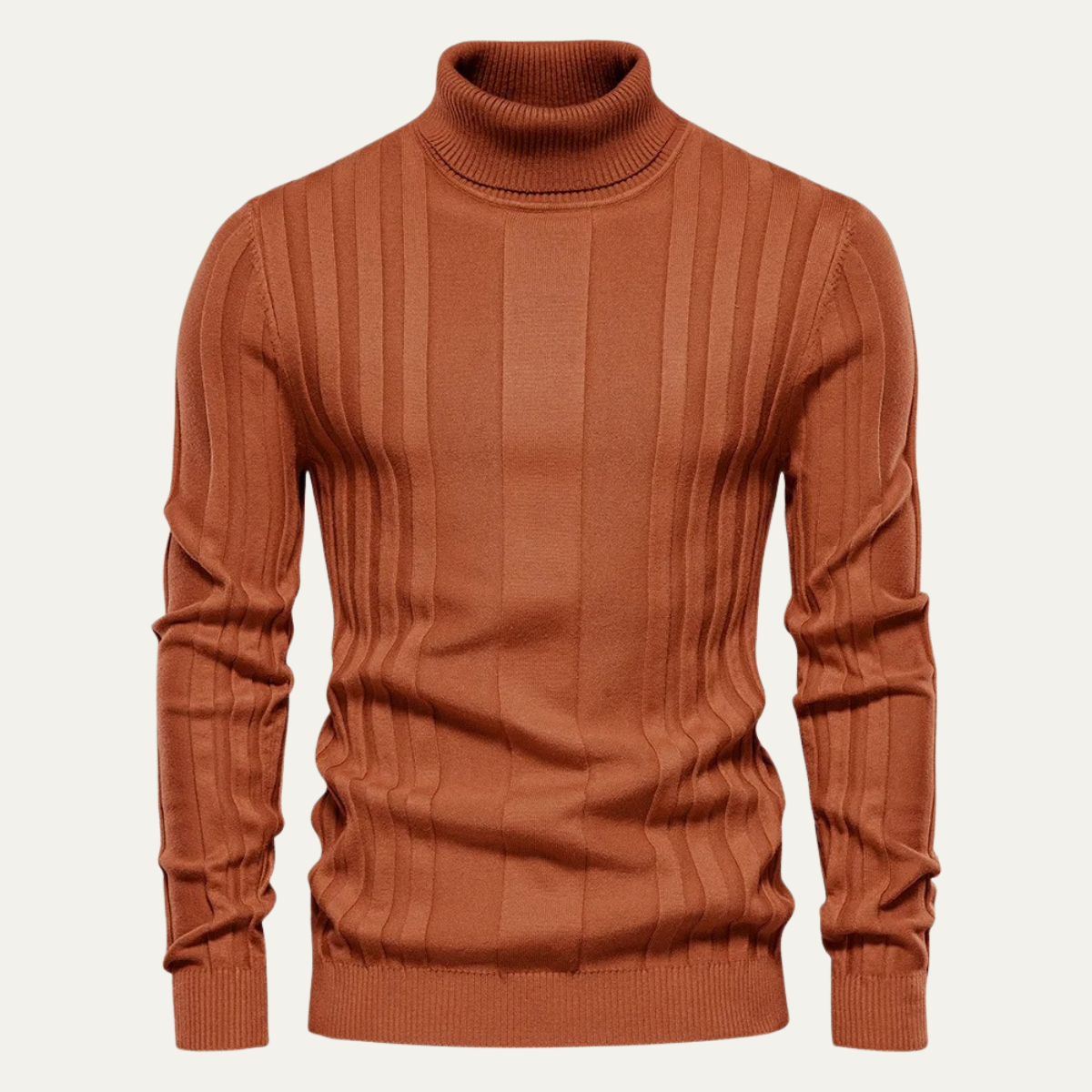 The Dumbarton Men’s Slim Fit Knit Turtleneck Sweater