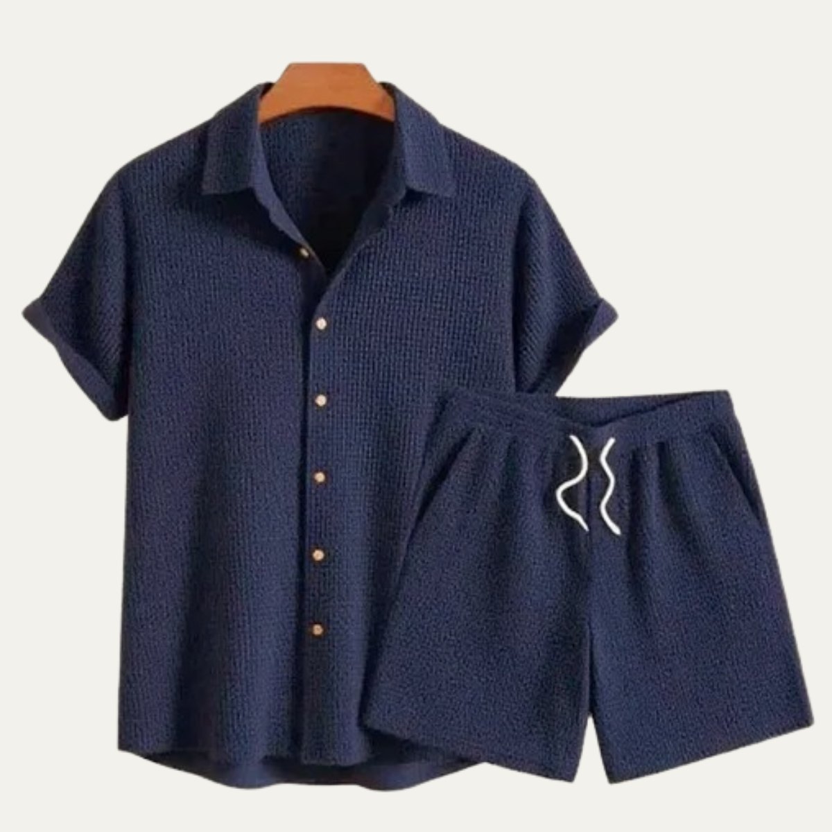 The Longview Men’s Summer Casual Set Shirt & Shorts