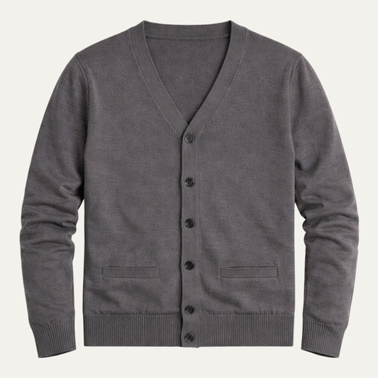 The Porto Cervo Men’s V Neck Lightweight Knit Cardigan