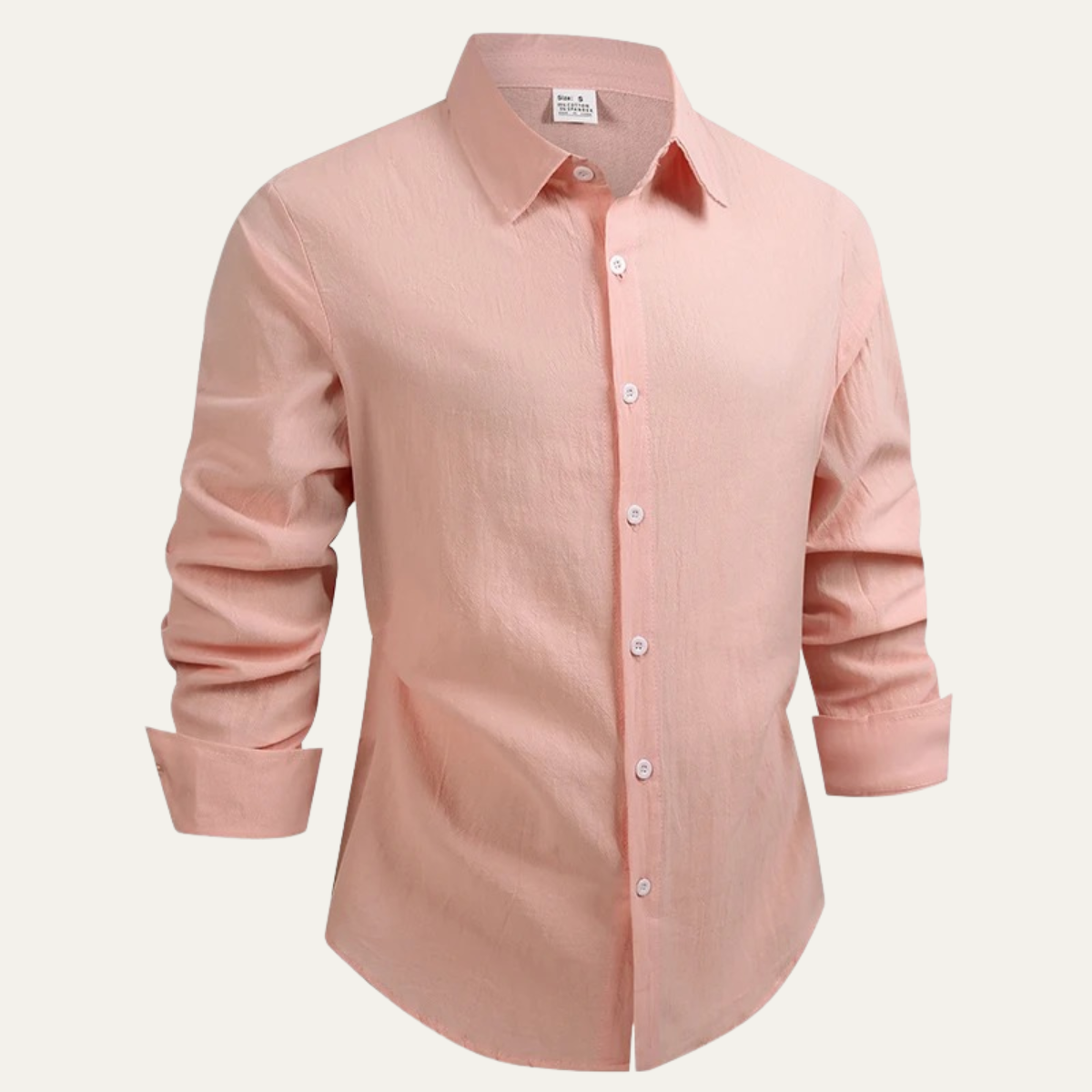 The Viareggio Men’s Elegant Button Down Linen Cotton Shirt