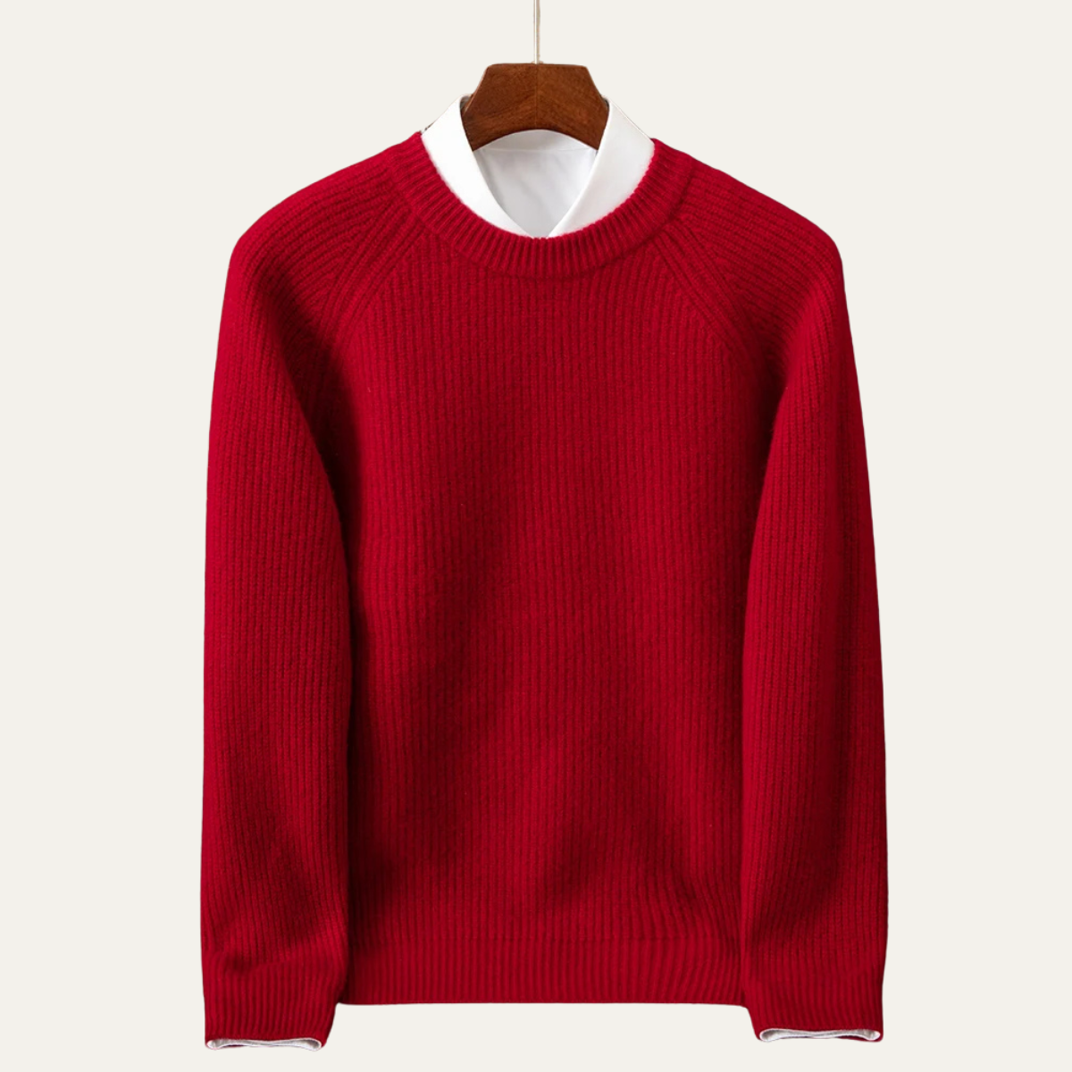 The Milan Men’s Merino Wool Winter Crew Neck Sweater