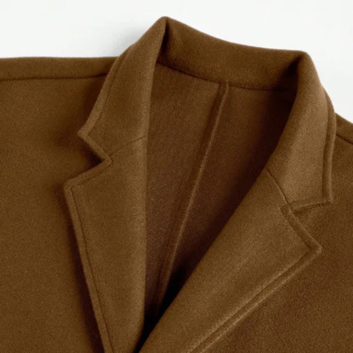 The Richmond Men’s Classic Winter Slim Fit Wool Overcoat