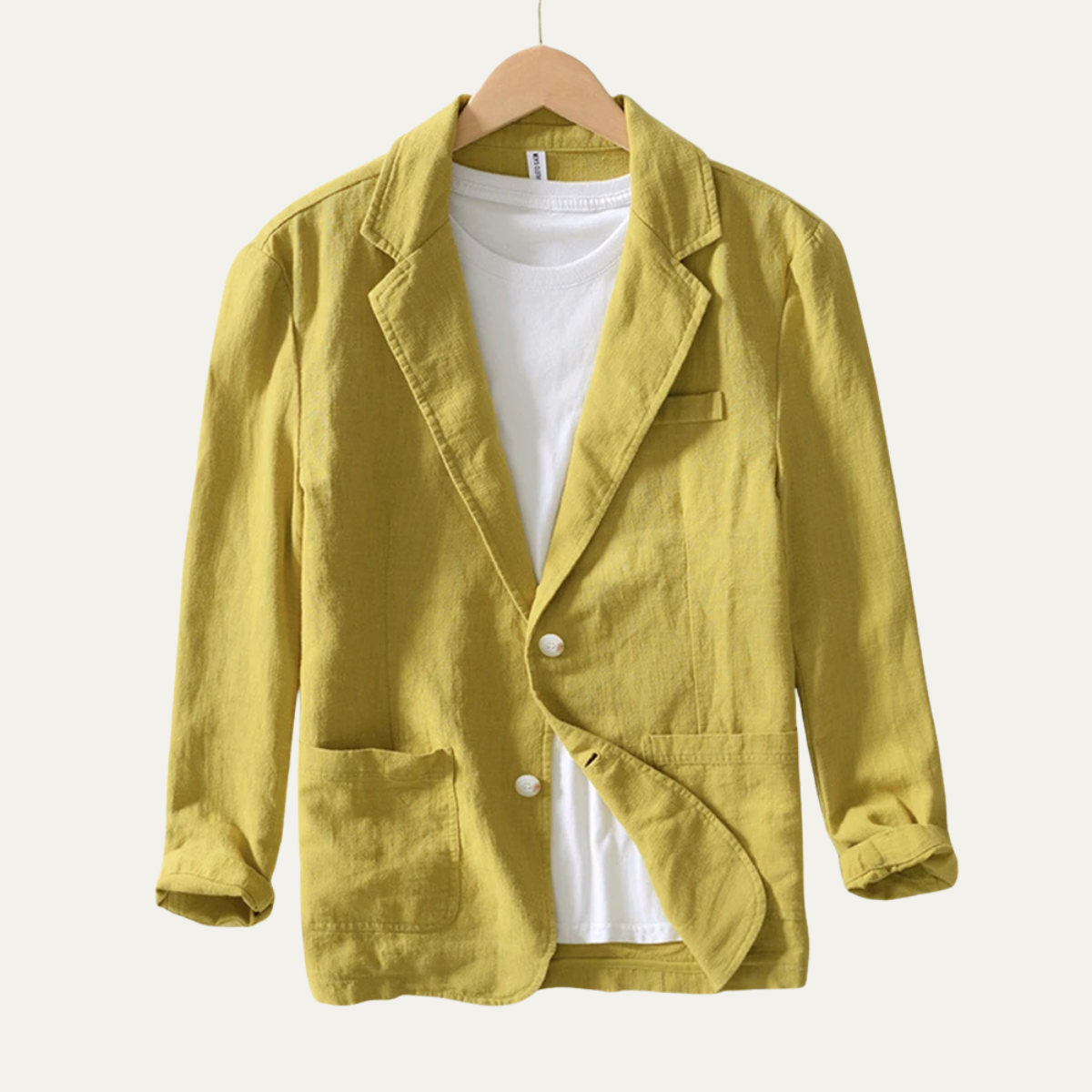 The Alderwood Men’s Cotton Linen Suit Jacket