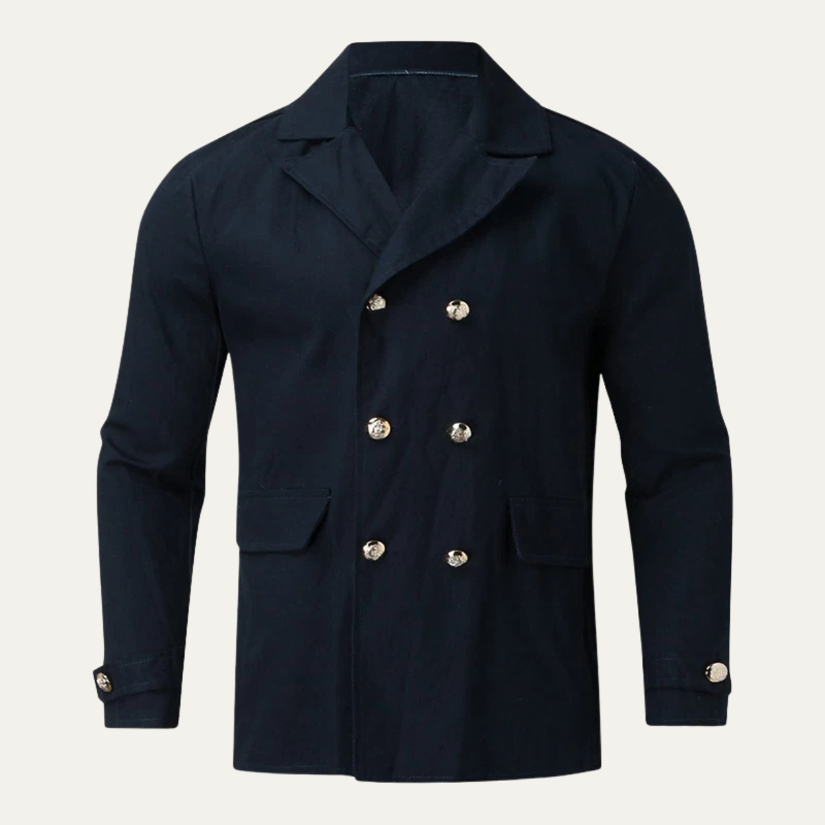 The Winchester Men’s Stylish Lapel Double Breasted Casual Peacoat