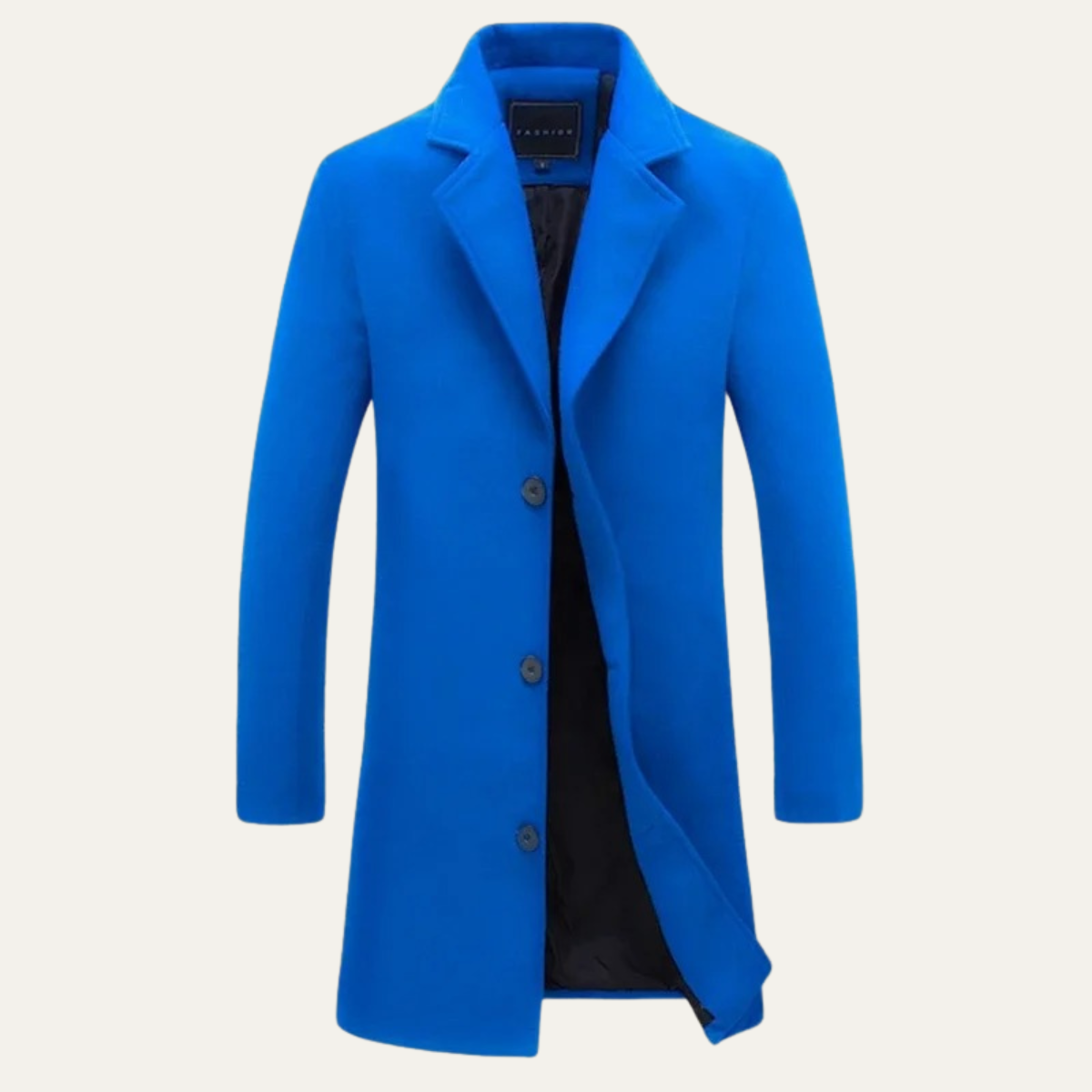 The Wolverhampton Men’s Smart Casual Long Wool Coat
