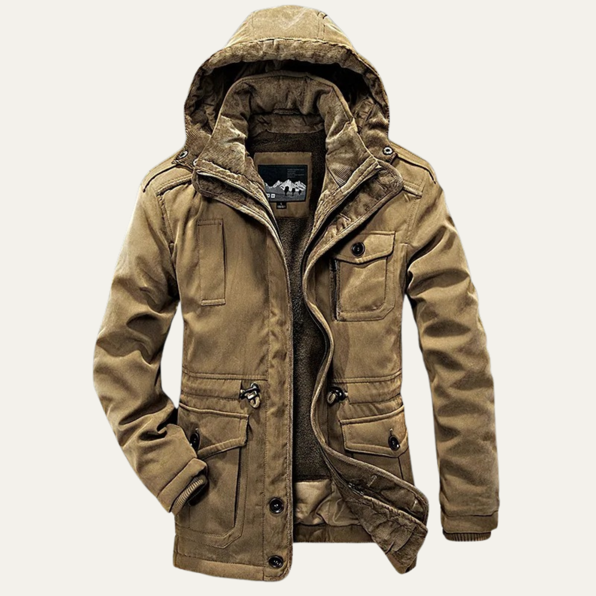 The Bellmere Men’s Insulated Winter Hooded Parka Jacket