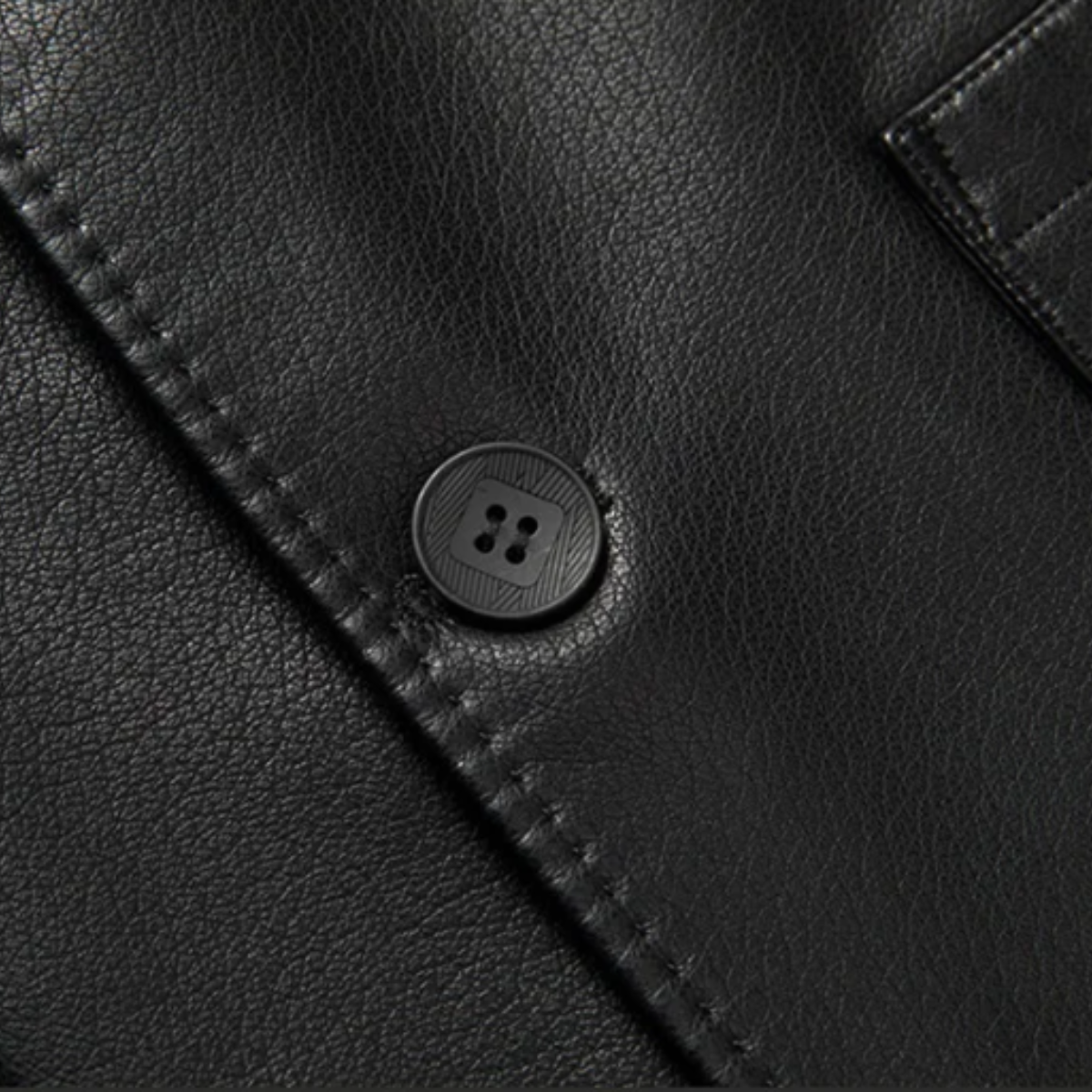 The Brookridge Men’s Slim Fit Leather Blazer Jacket