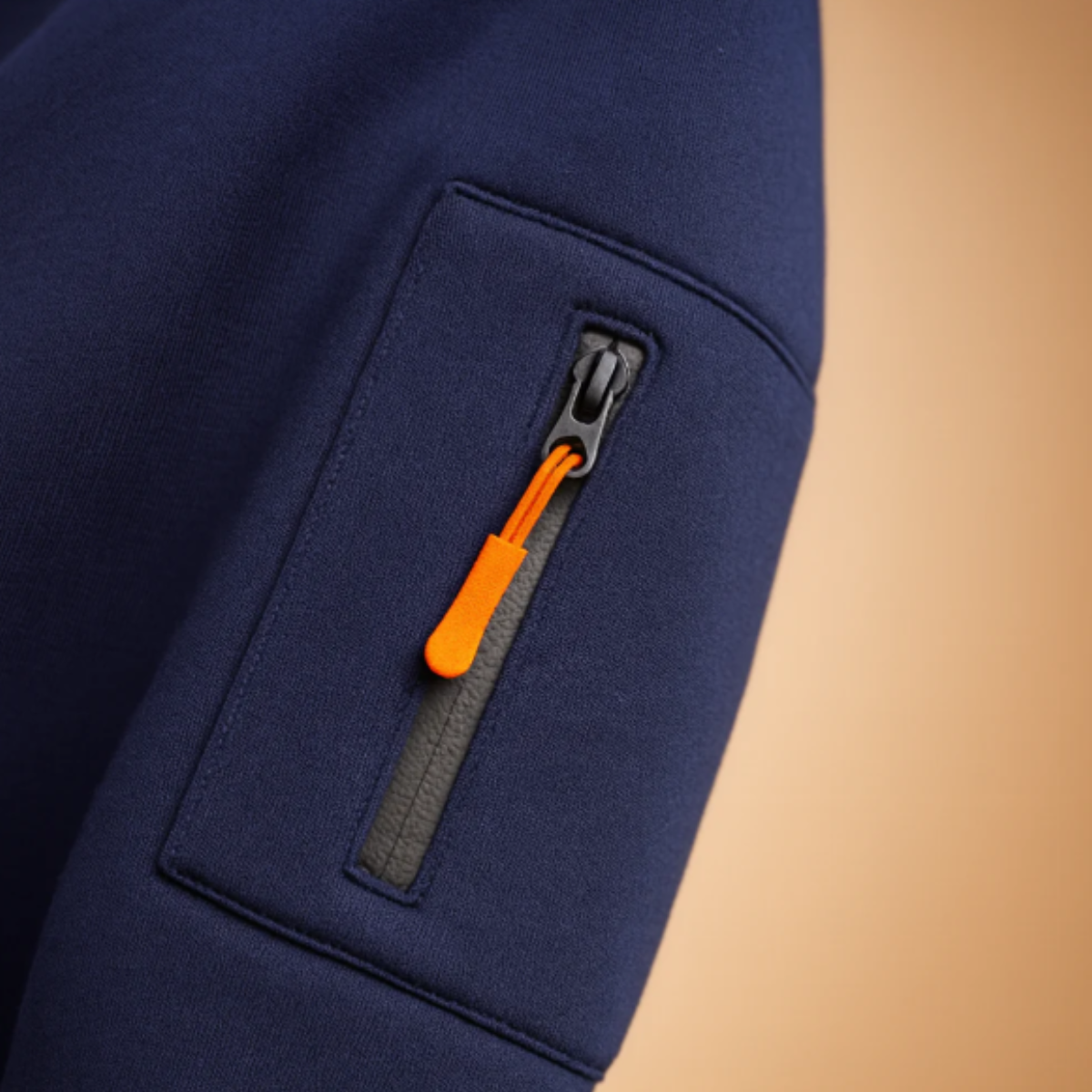 The Ridgefield Men’s Casual Half Zip Hoodie Sweater with Zipper Pockets