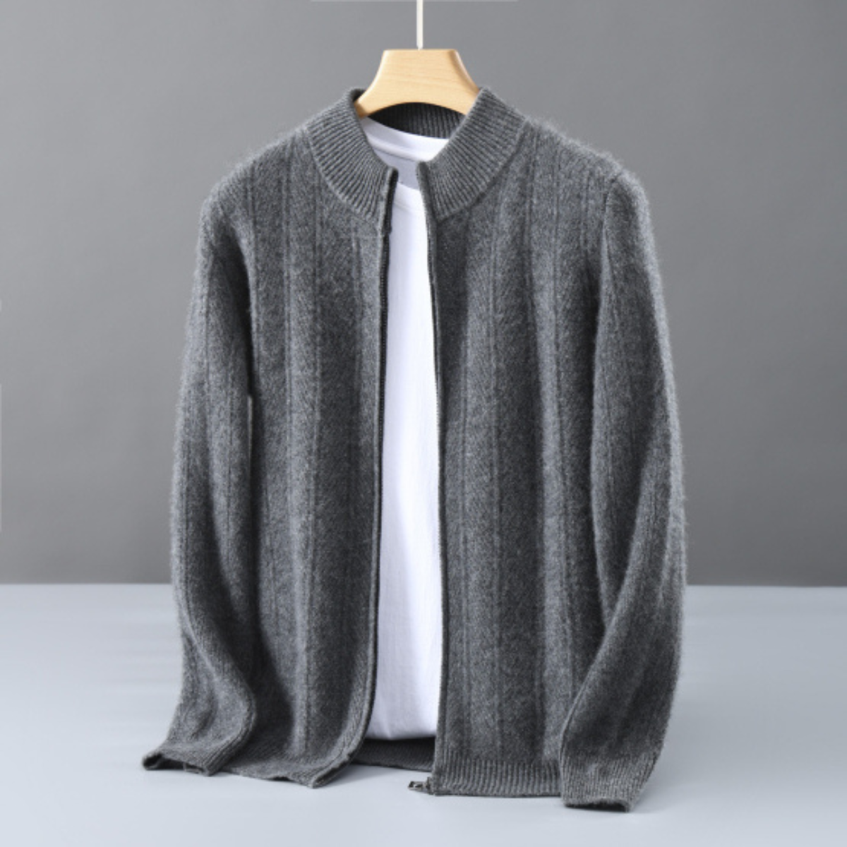 The Highmoor Cashmere Sweater – Men's 100% Soft Luxury Wool Knit Cardigan