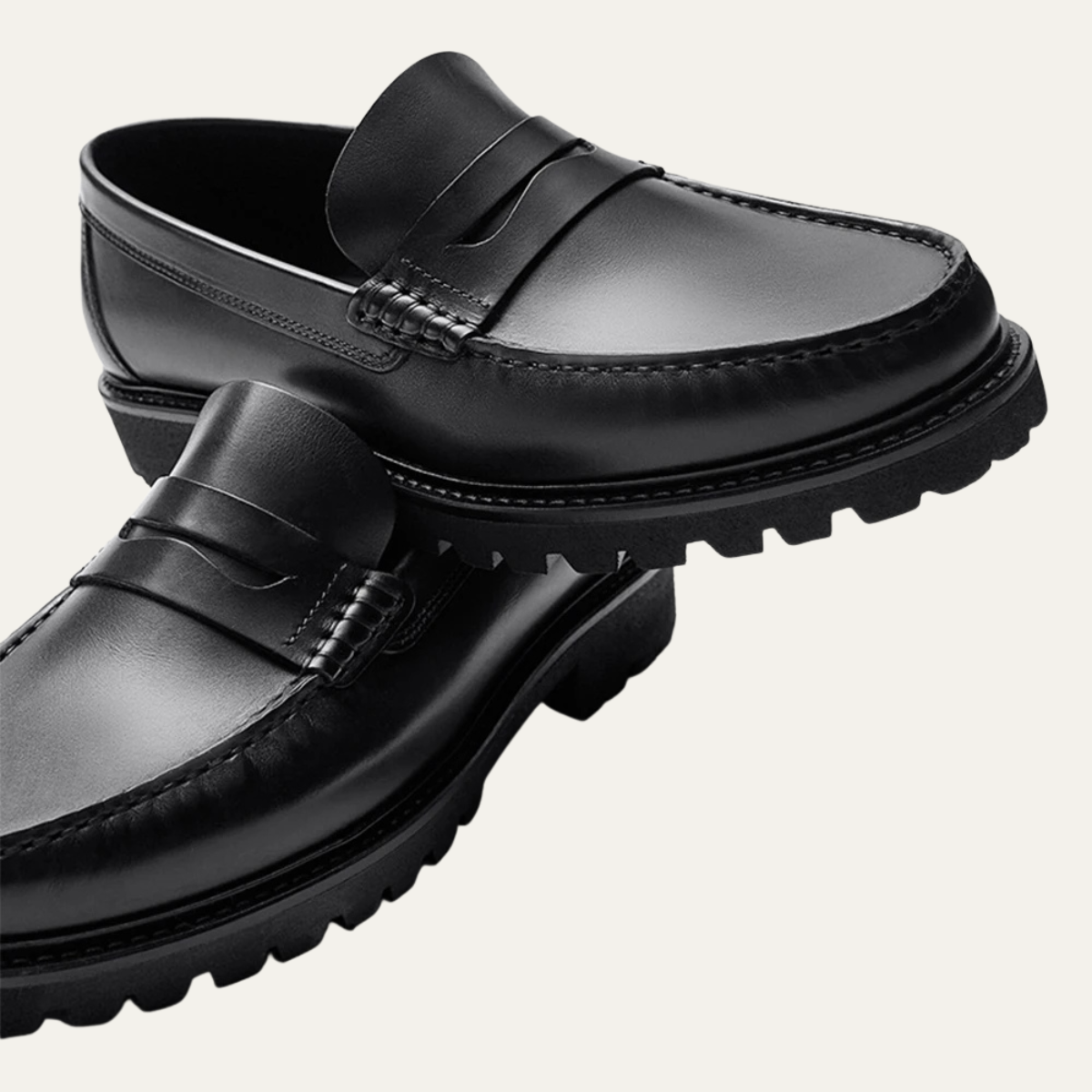 The Bellcrest Men’s Full Grain Faux Leather Casual Loafer Shoes