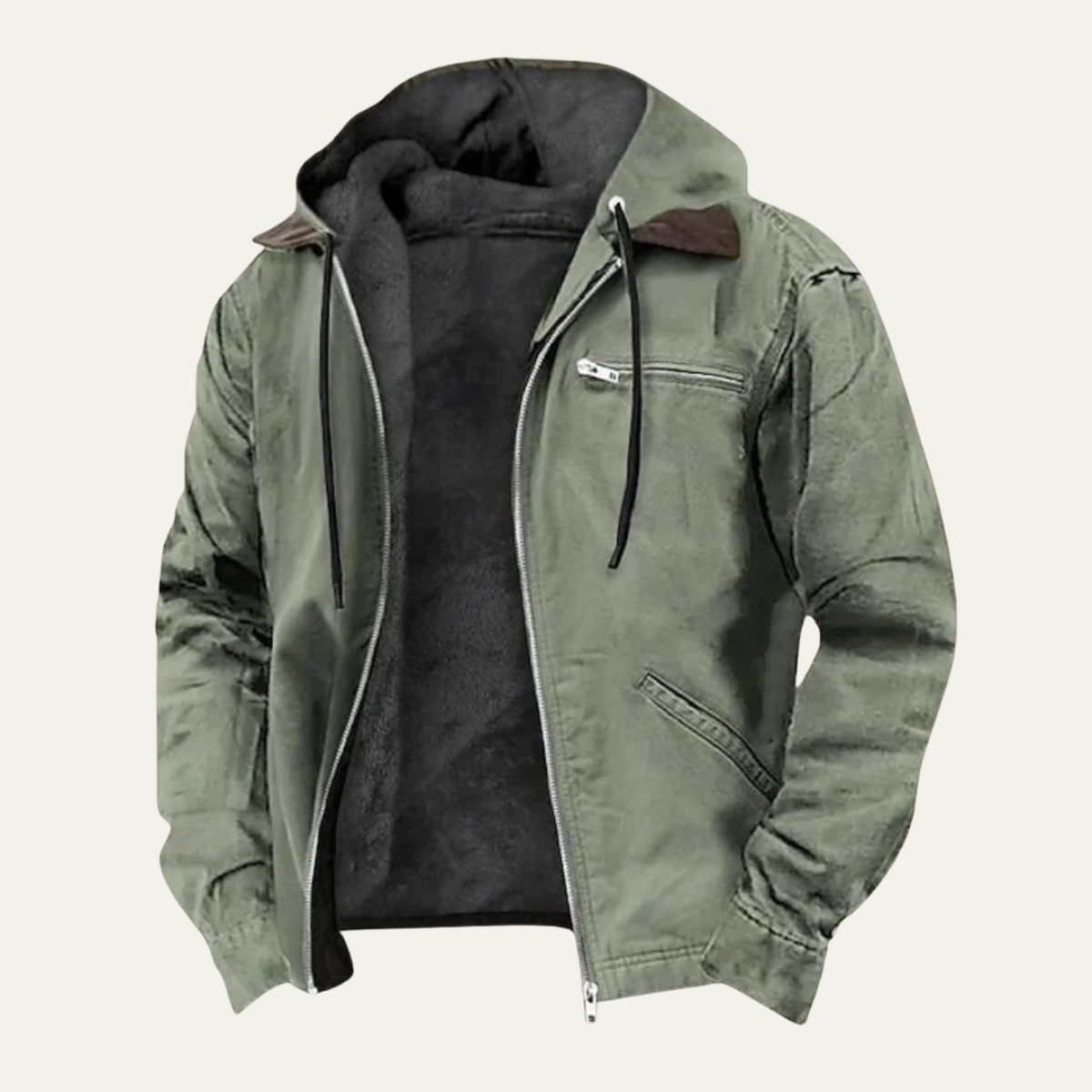 The Westwood Men’s Winter Warm Fleece Lined Hooded Jacket