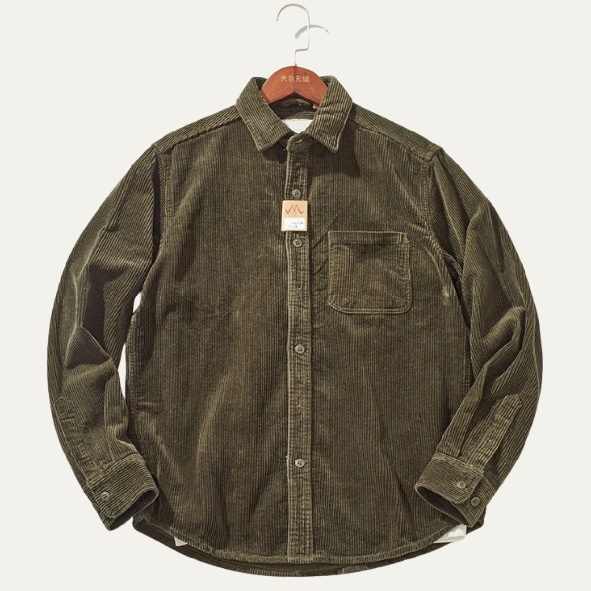 The Vicenza Men’s Retro Thick Corduroy Shirt Jacket