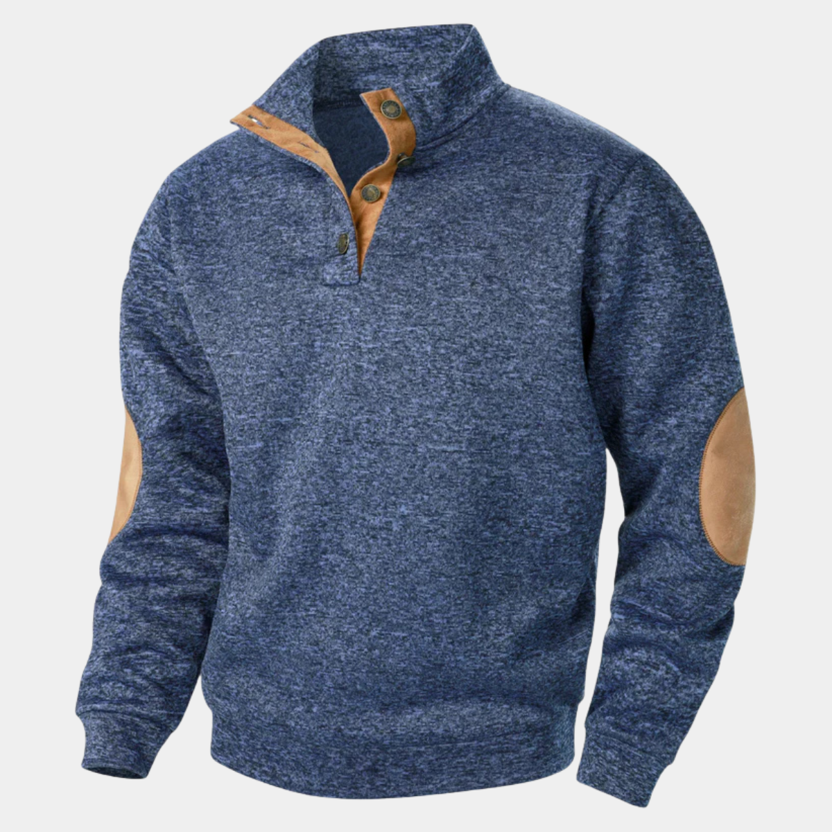 The Tarvisio Men’s Knitted Heritage Sweater with Elbow Patches