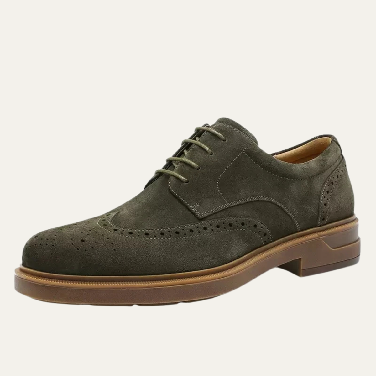 The Trastevere Men’s Suede Leather Lace Up Oxford Dress Shoes