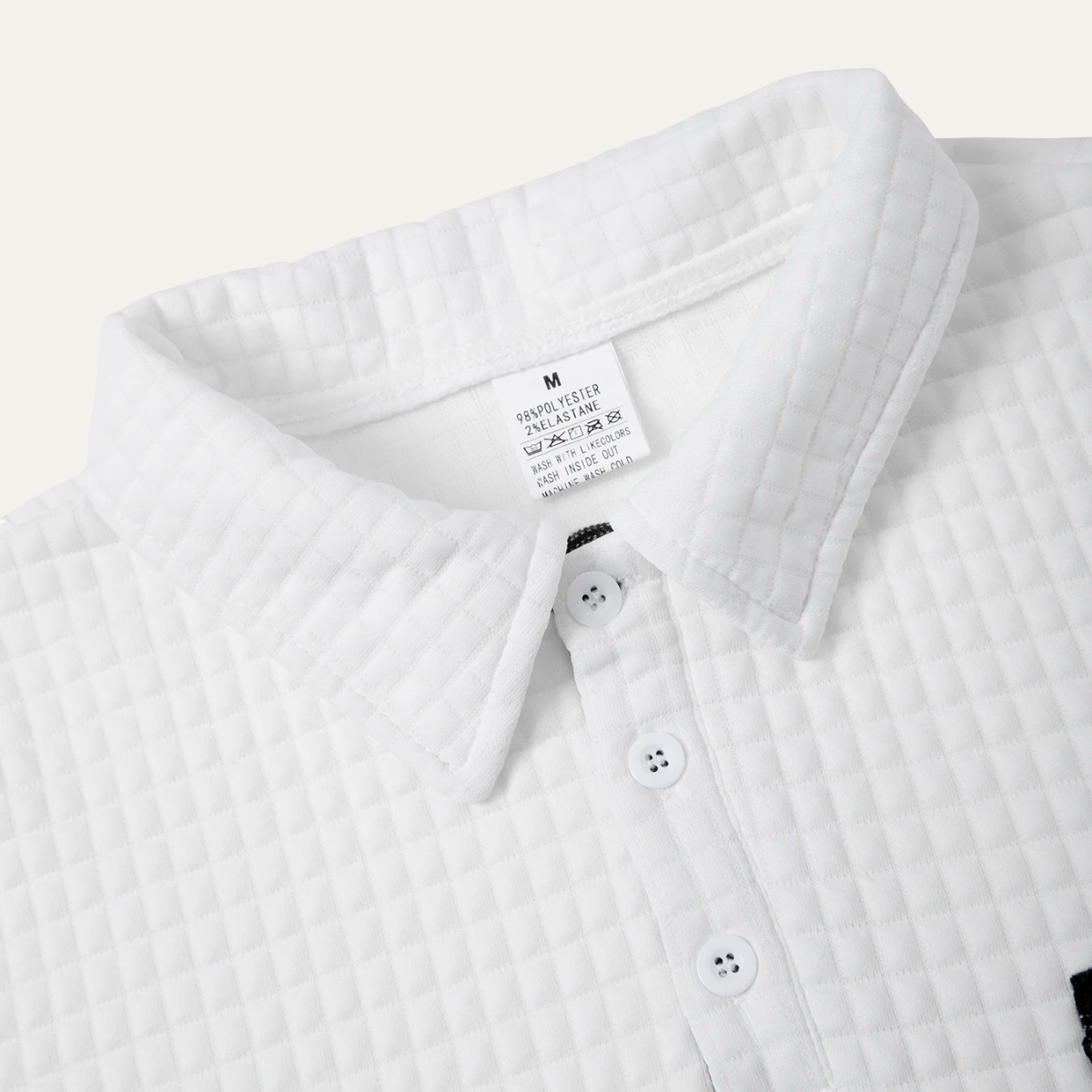 The Agrigento Men’s Textured Plaid Henley Collar Button Sweater