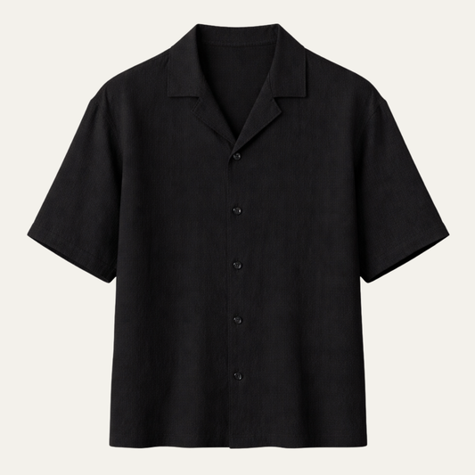 The Stratford Men’s Turn Down Collar Casual Loose Fit Button Up Shirt