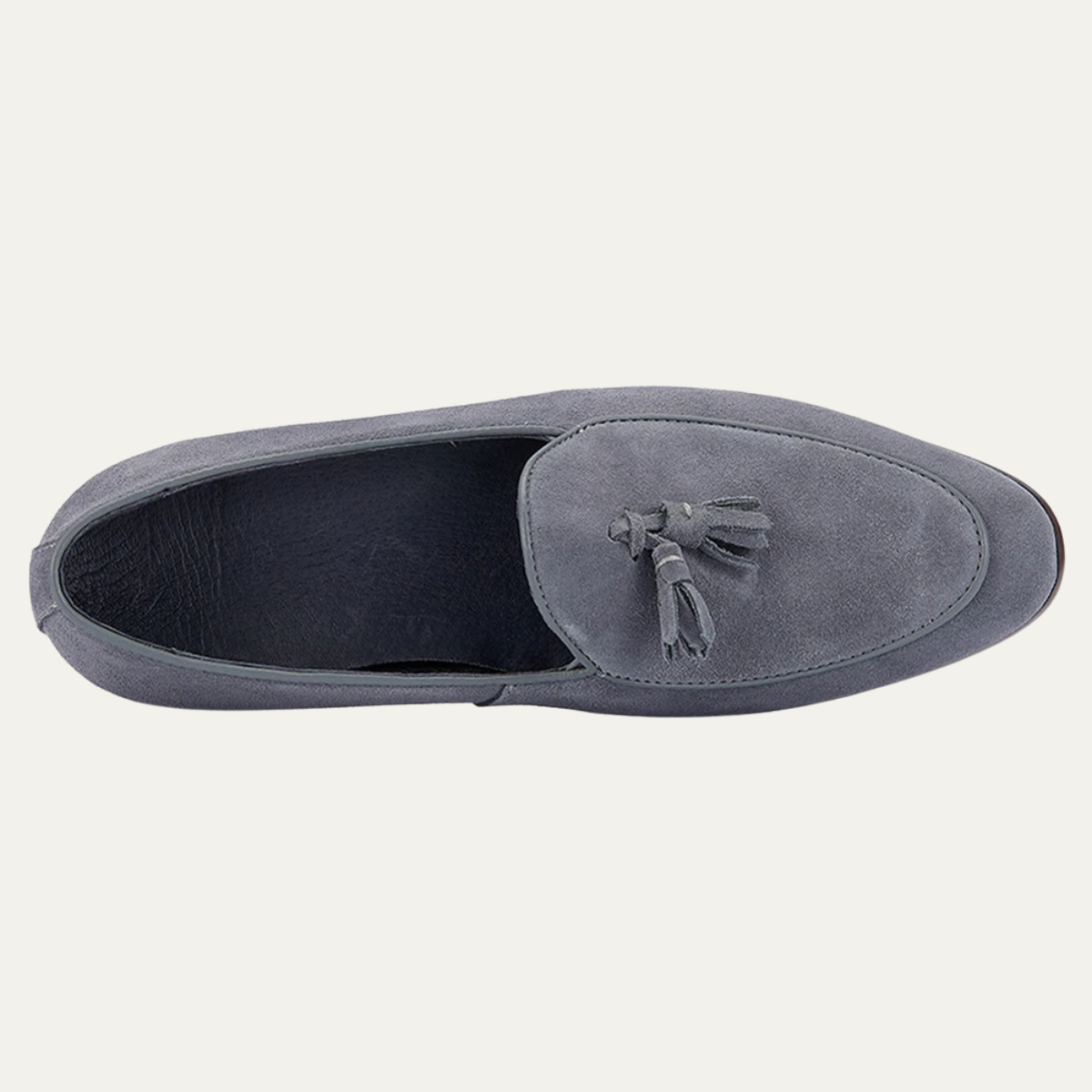 The Brentwood Falls Men’s Suede Faux Leather Tassel Loafers