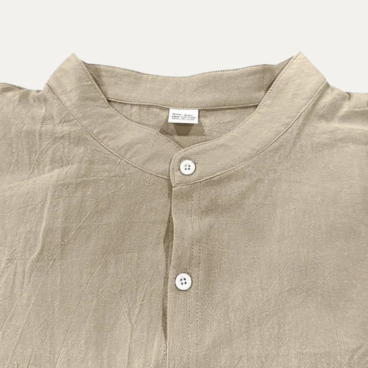 The Manly Men’s Casual Button Up Linen Long Sleeve Shirt with Pocket