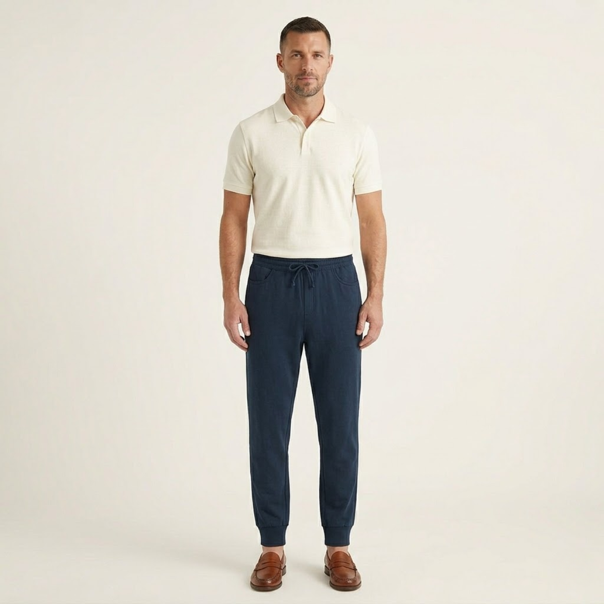 The Palermo Cotton Jogger – Lightweight Summer Pants for Men
