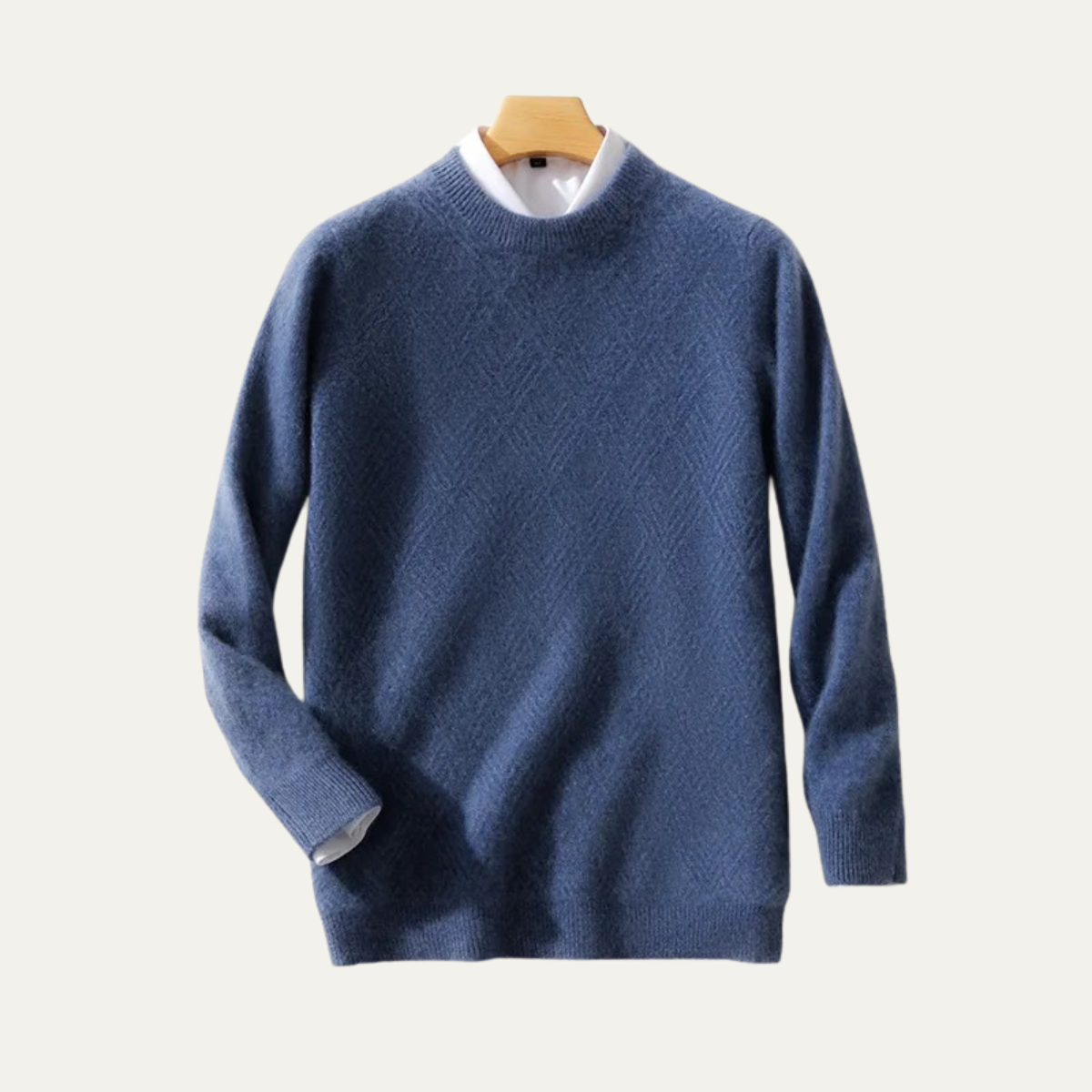 The Inverness Men’s Warm Winter Knit Wool Sweater