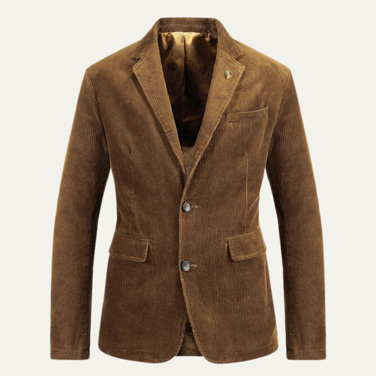 The Ridgewell Men’s Vintage Corduroy Blazer with Elbow Patches