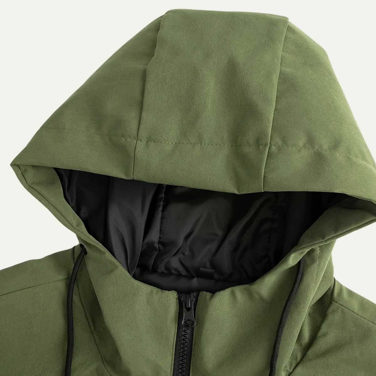 The Crestfall Waterproof Long Rain Jacket – Windproof Hooded Casual Coat