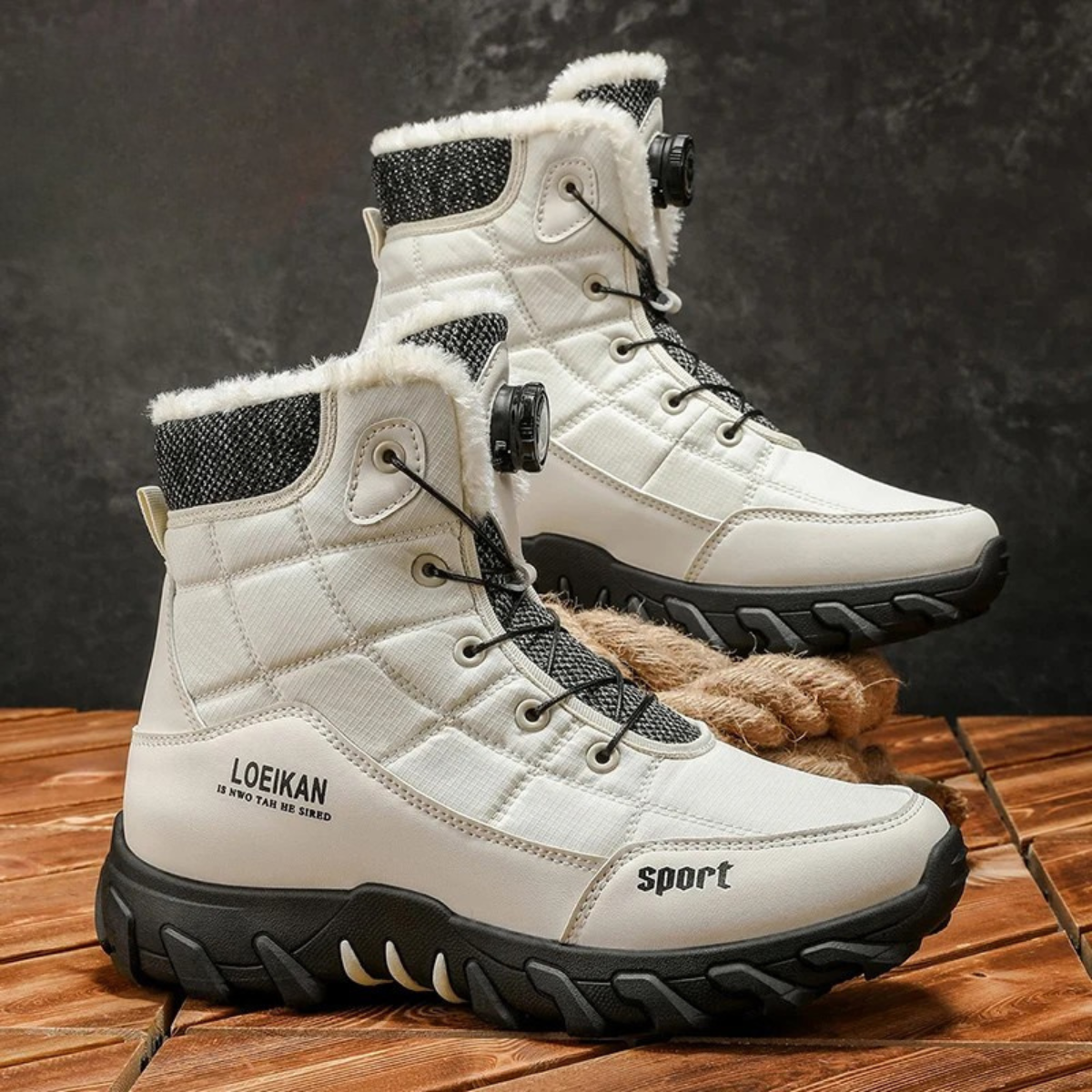 The Northpark Men’s Stylish Plush Lined Snow Boots