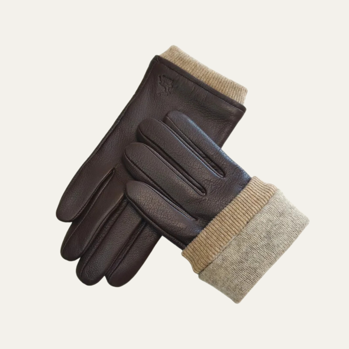 The Palermo Men's Leather Wool Lined Winter Driving Gloves