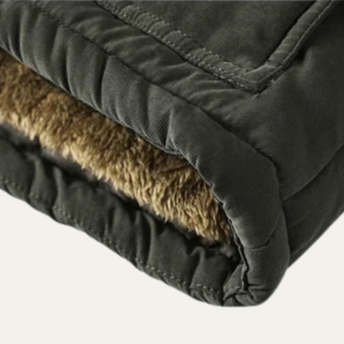 The Bellmont Men’s Thick Warm Hooded Parka Coat with Fur Lining