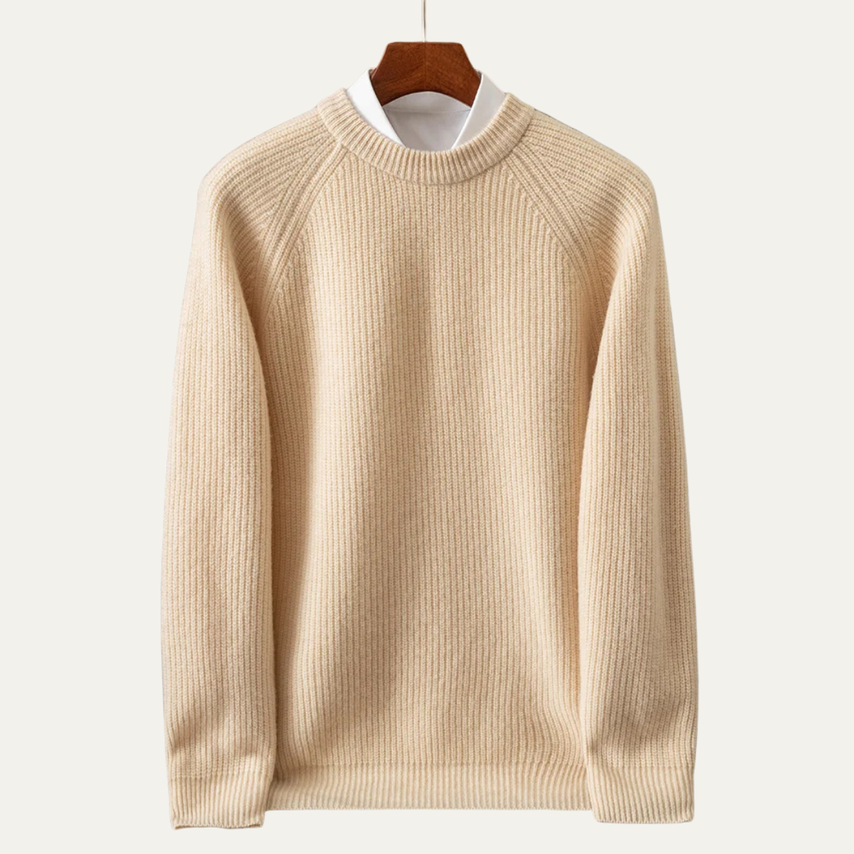 The Milan Men’s Merino Wool Winter Crew Neck Sweater