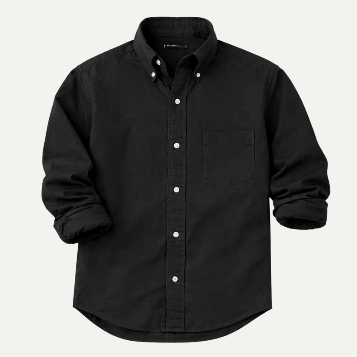 The Asti Men’s Solid Color Button Down Business Shirt