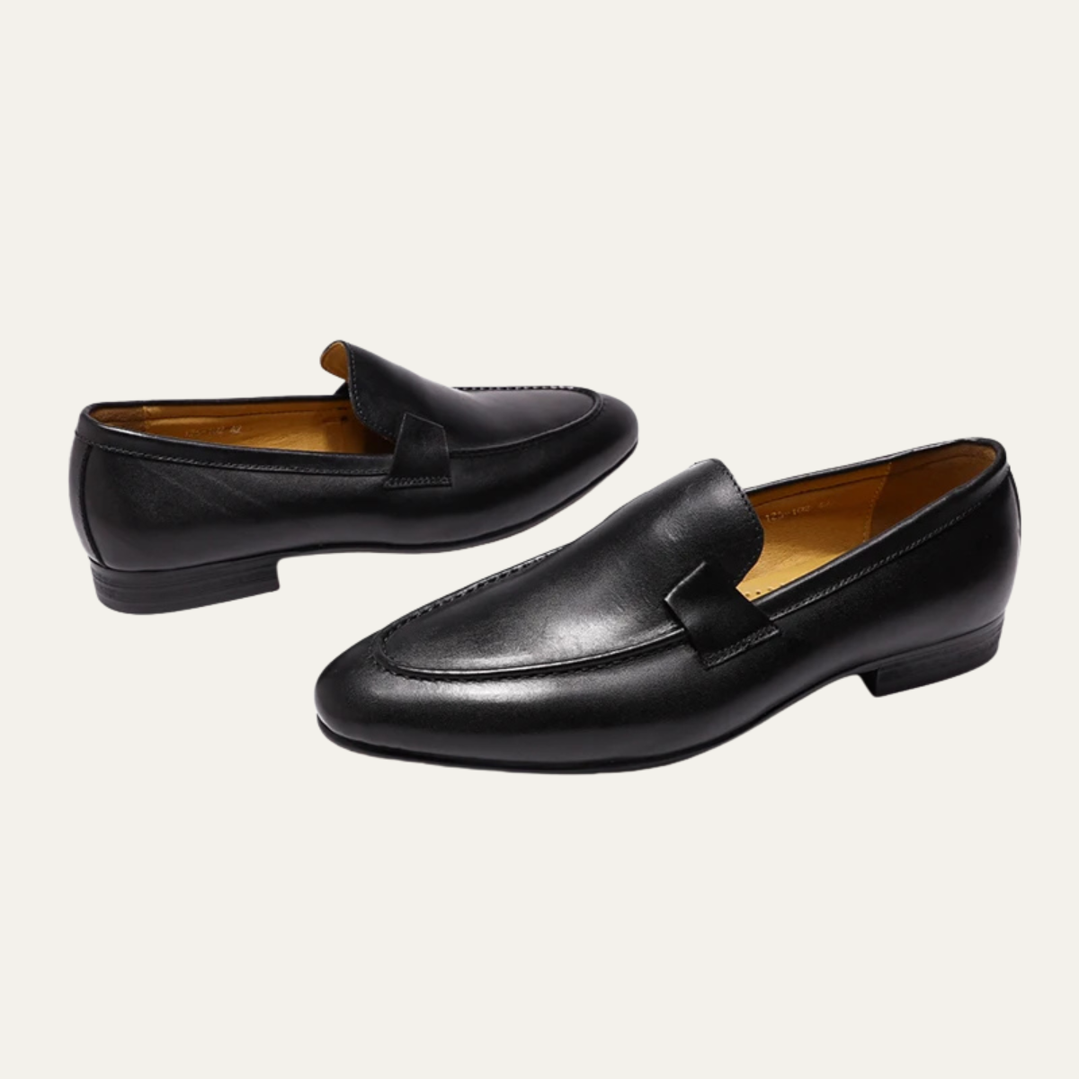 The Redstone Ridge Men's Handmade Business Faux Leather Dress Loafers