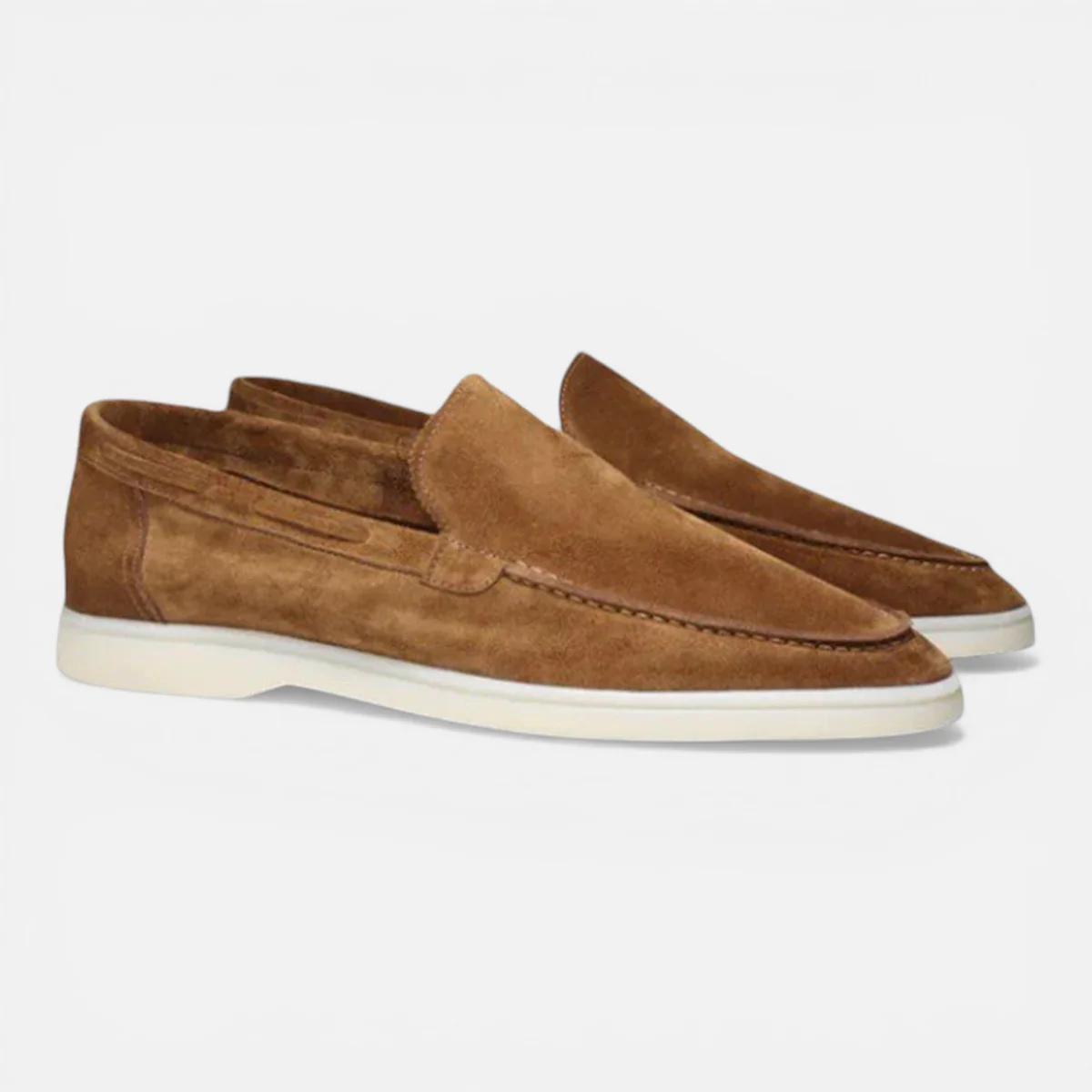 The Brookstone Men’s Suede Casual Loafers