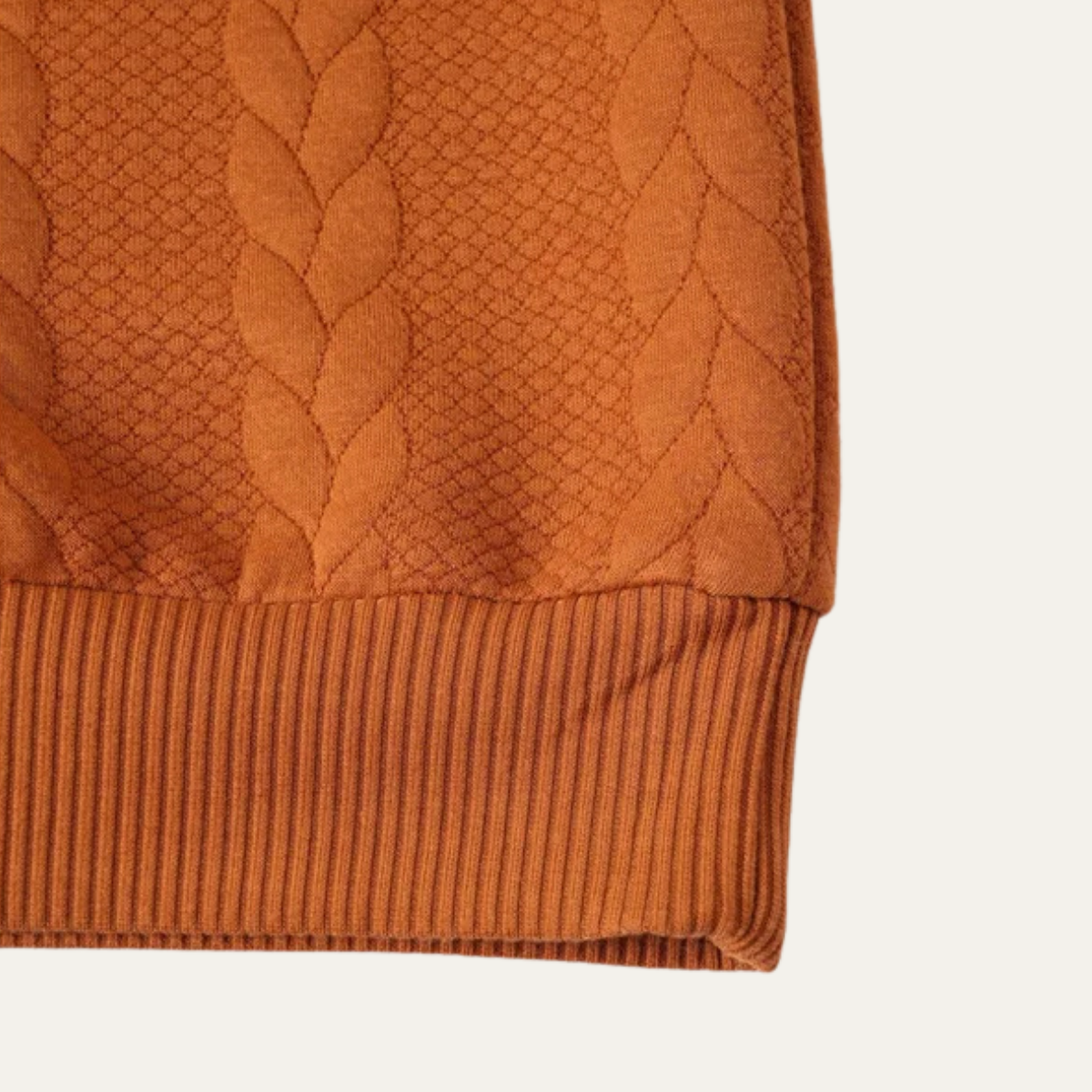 The Paestum Men’s Warm Ribbed Cable Knit Turtleneck Sweater