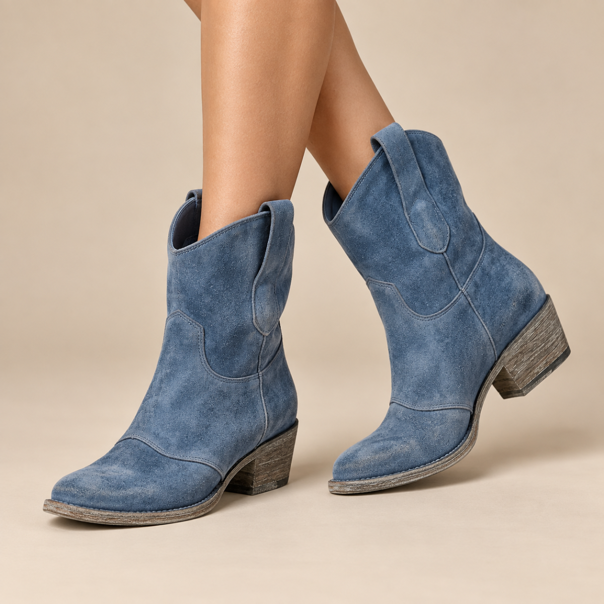 Women's Vintage Western Ankle Boots