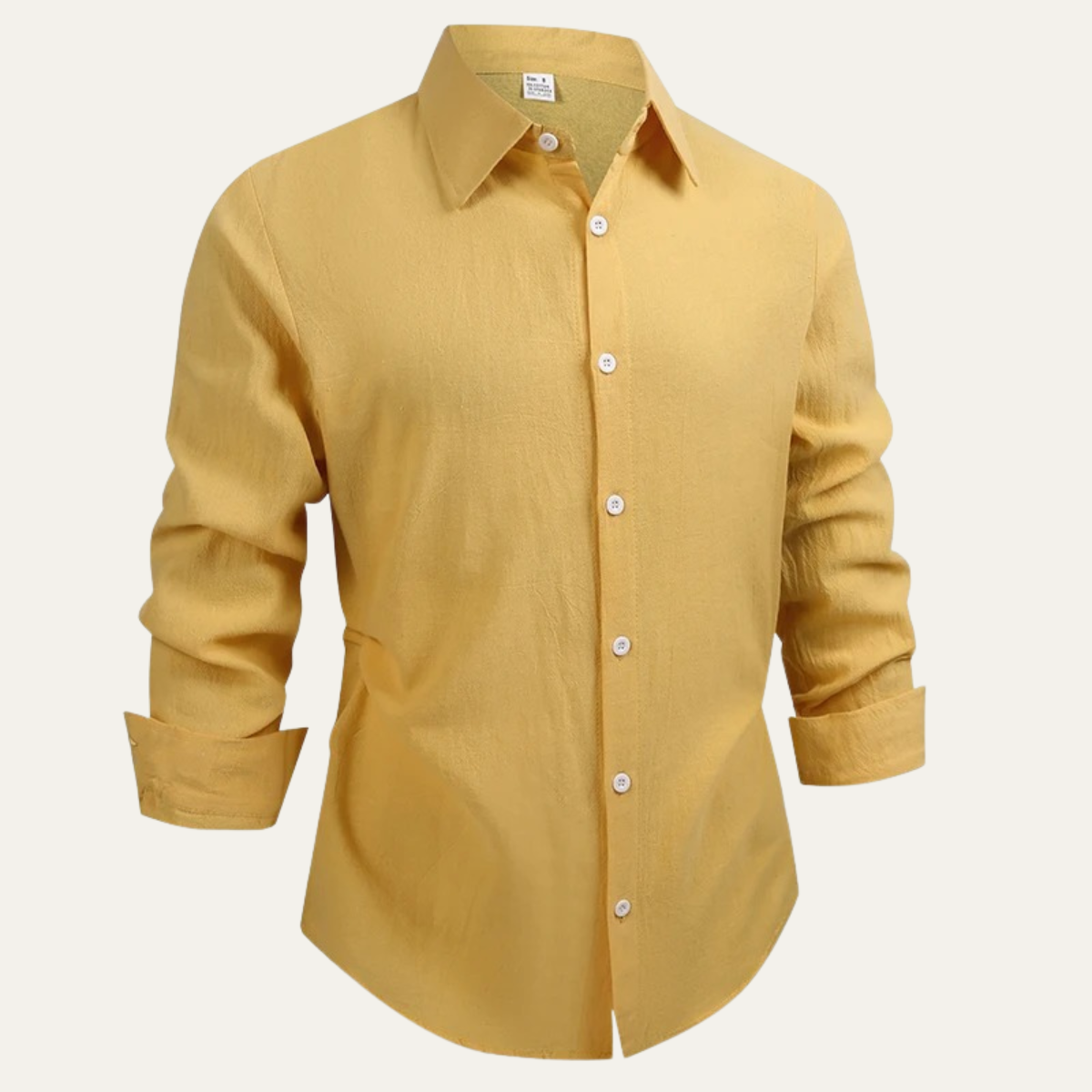 The Viareggio Men’s Elegant Button Down Linen Cotton Shirt
