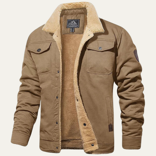 The York Warm Fleece Lined Winter Coat for Men