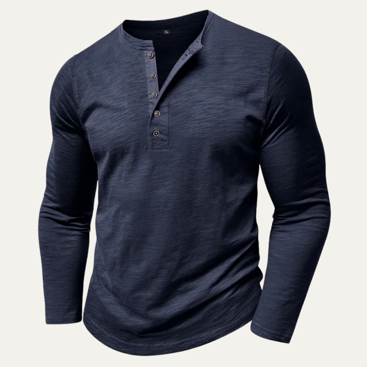 The Vienna Men’s Slim Fit Casual Henley T Shirt