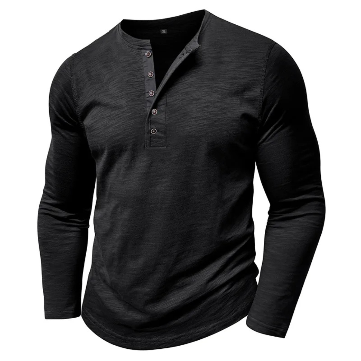 The Vienna Men’s Slim Fit Casual Henley T Shirt