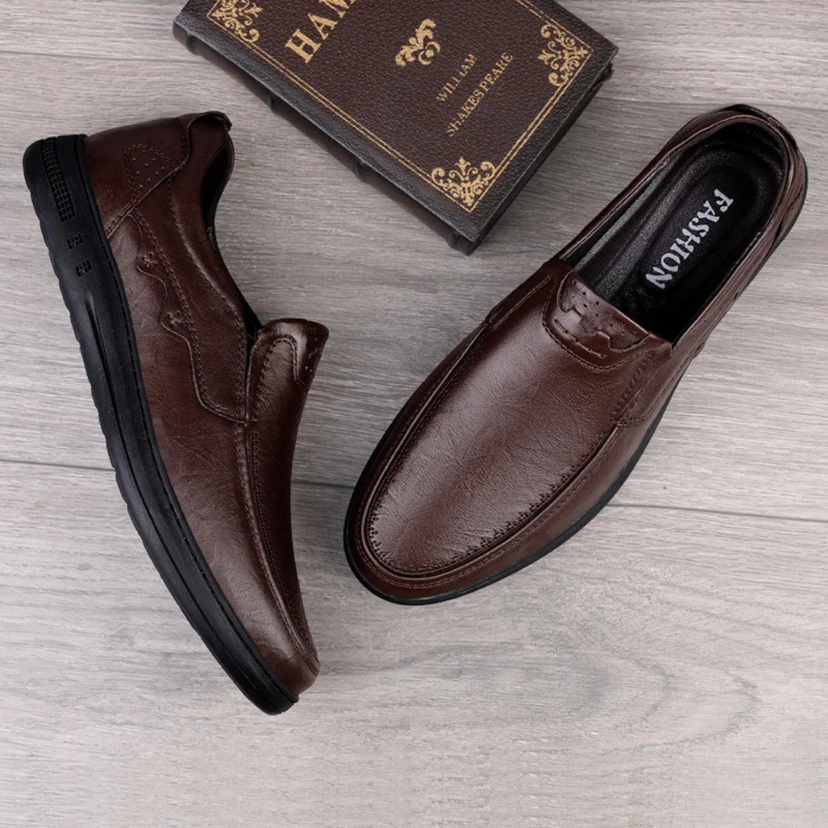 The Aldercrest Ridge Men’s Luxury Breathable Driving Moccasins Loafers