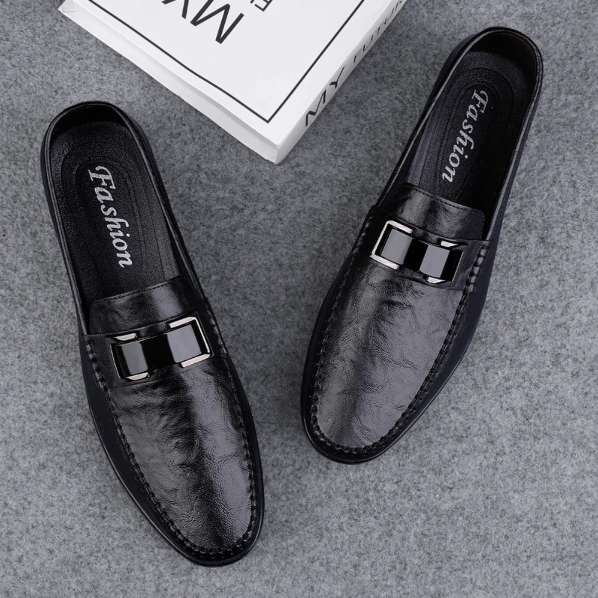 The Willowbend Men's Business Faux Leather Slip On Loafers