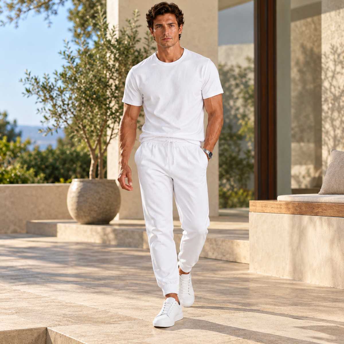 The Palermo Linen Jogger – Lightweight Summer Pants for Men