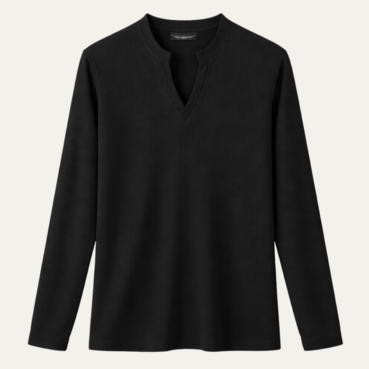 The Lipari Men’s Trendy V Neck Knit Shirt