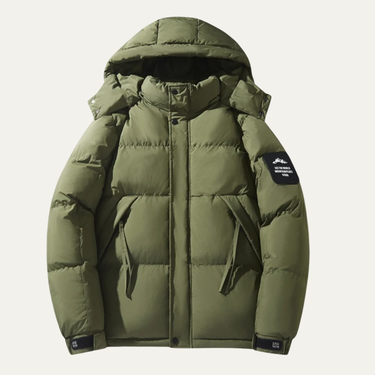 The Assisi Men's Trendy Detachable Hood Loose Fit Jacket